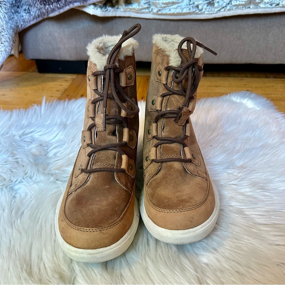 Sorel Women's Explorer II‎ Joan Faux Fur Waterproof Boot - Picture 3 of 9